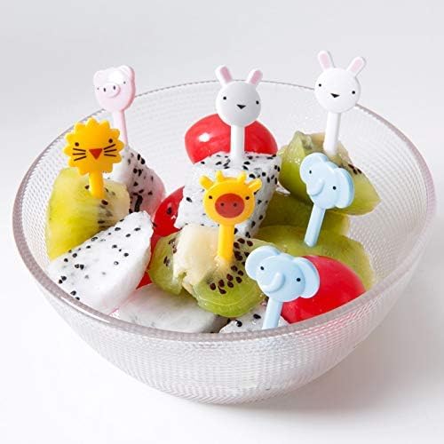 Kids Fruit Forks – 10 pcs Cute Bento Food Picks