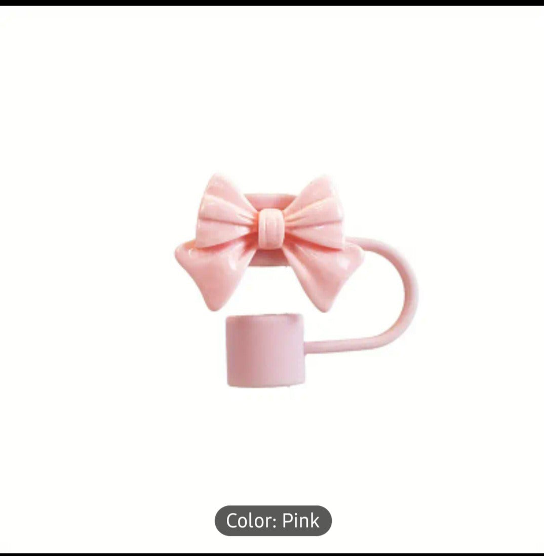 Cute Bow Straw Cap Cover (10mm)