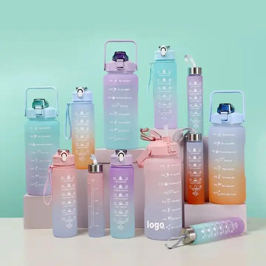 Motivational Sports Water Bottles – 3 Pc Set